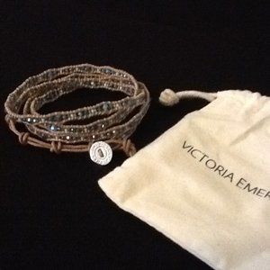 New Victoria Emerson Leather Wrap Bracelet